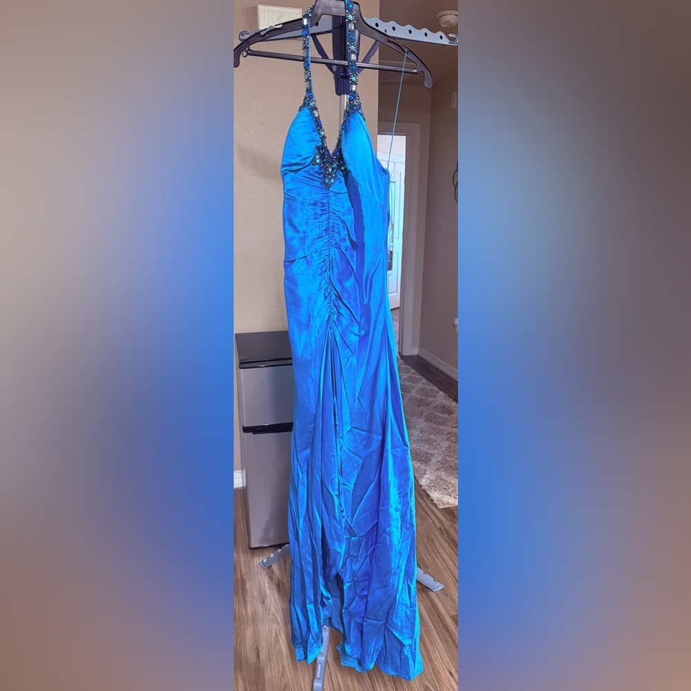 Cache Blue Halter Dress